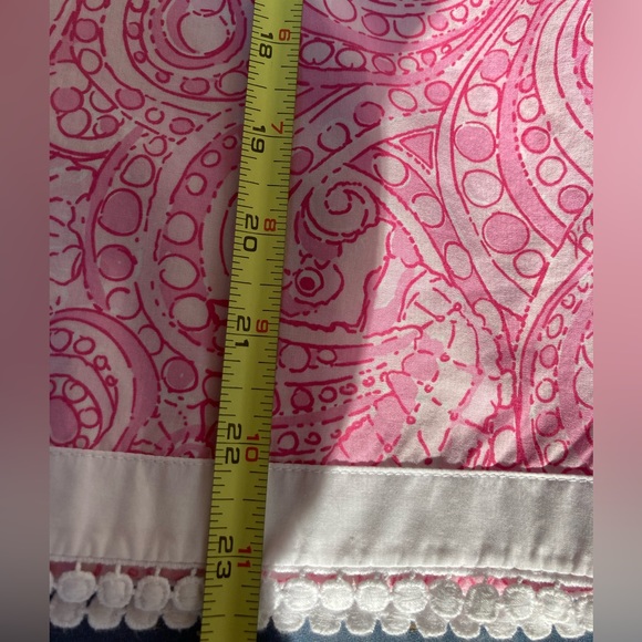 Lilly Pulitzer girls seahorse top pink/white sz 12 - Picture 15 of 15